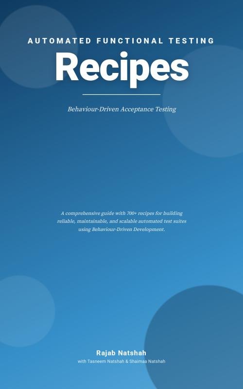 Automated Functional Testing Recipes Cover KDP v1.0.86
