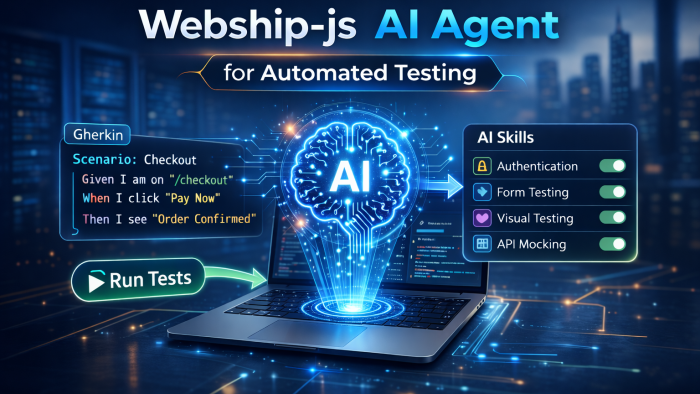 Webship-js AI Agent for Automated Testing