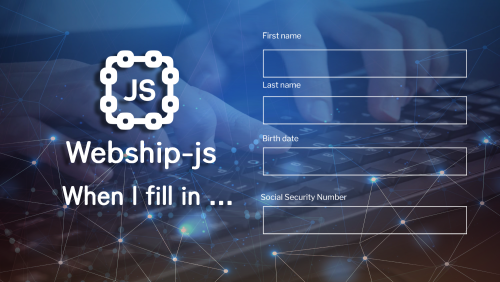 Webship-js: When I fill in … 