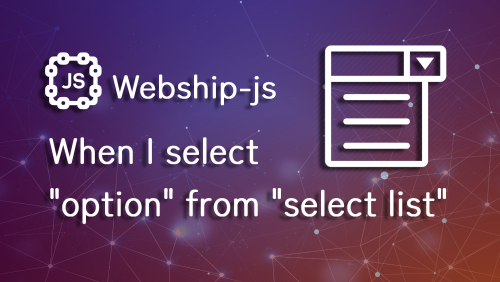 When i select